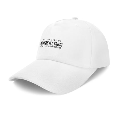 Spirit Lead Me- White Baseball Cap