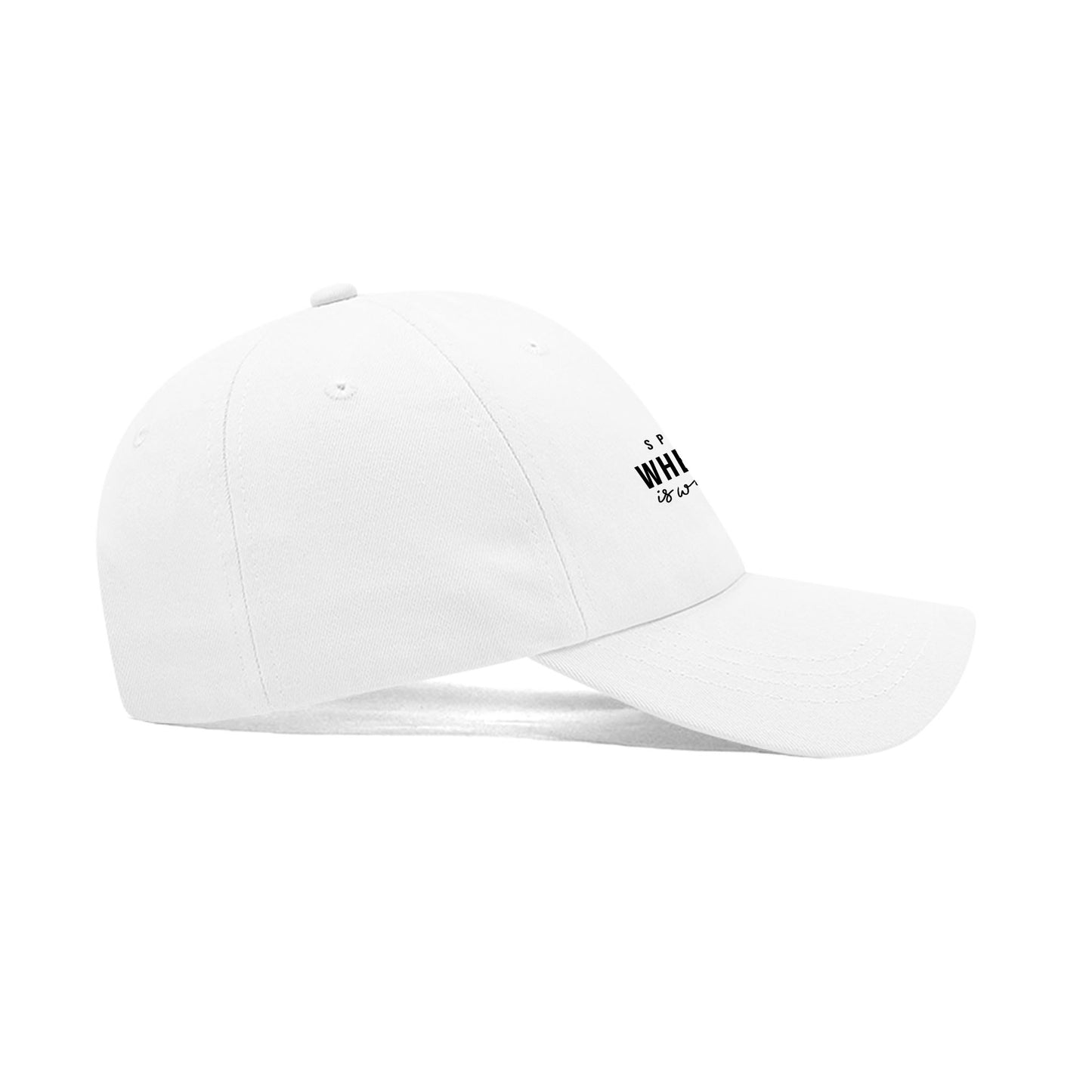 Spirit Lead Me- White Baseball Cap