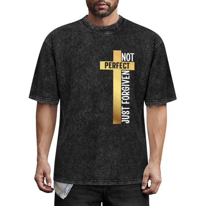 Not perfect - Men's Washed Vintage T-Shirt