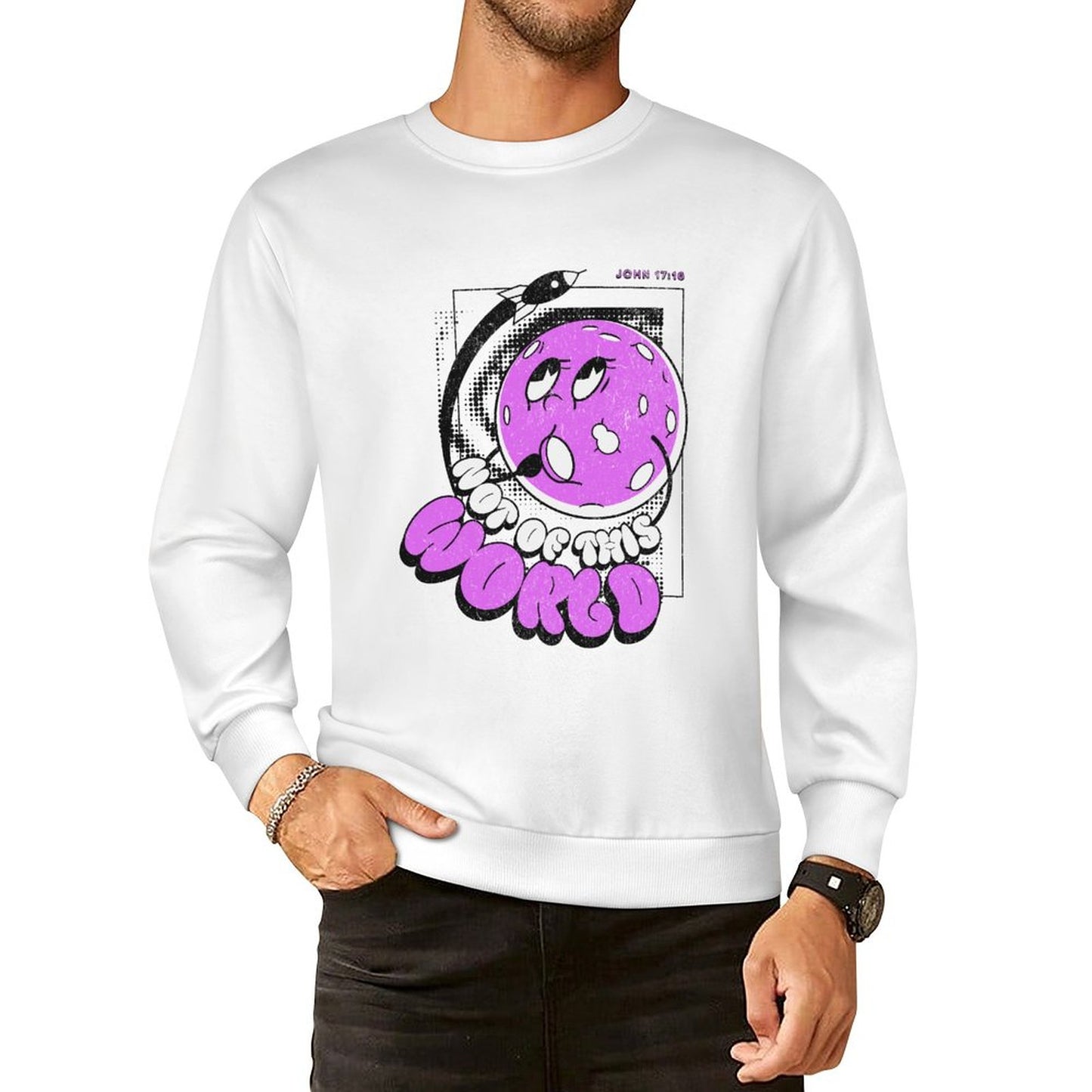 Not of this world - Cotton Long Sleeve Sweatshirt (multiple colour options)