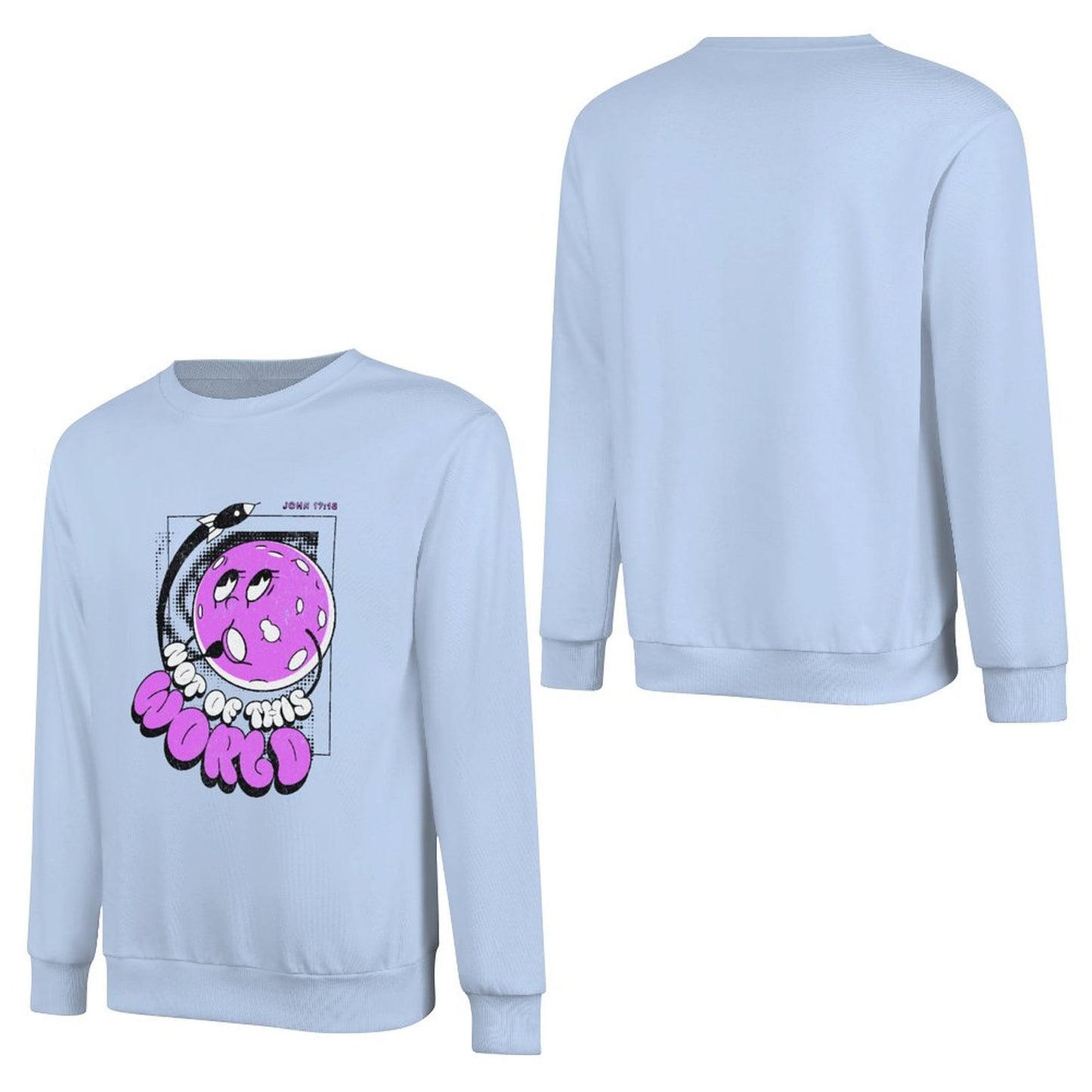 Not of this world - Cotton Long Sleeve Sweatshirt (multiple colour options)