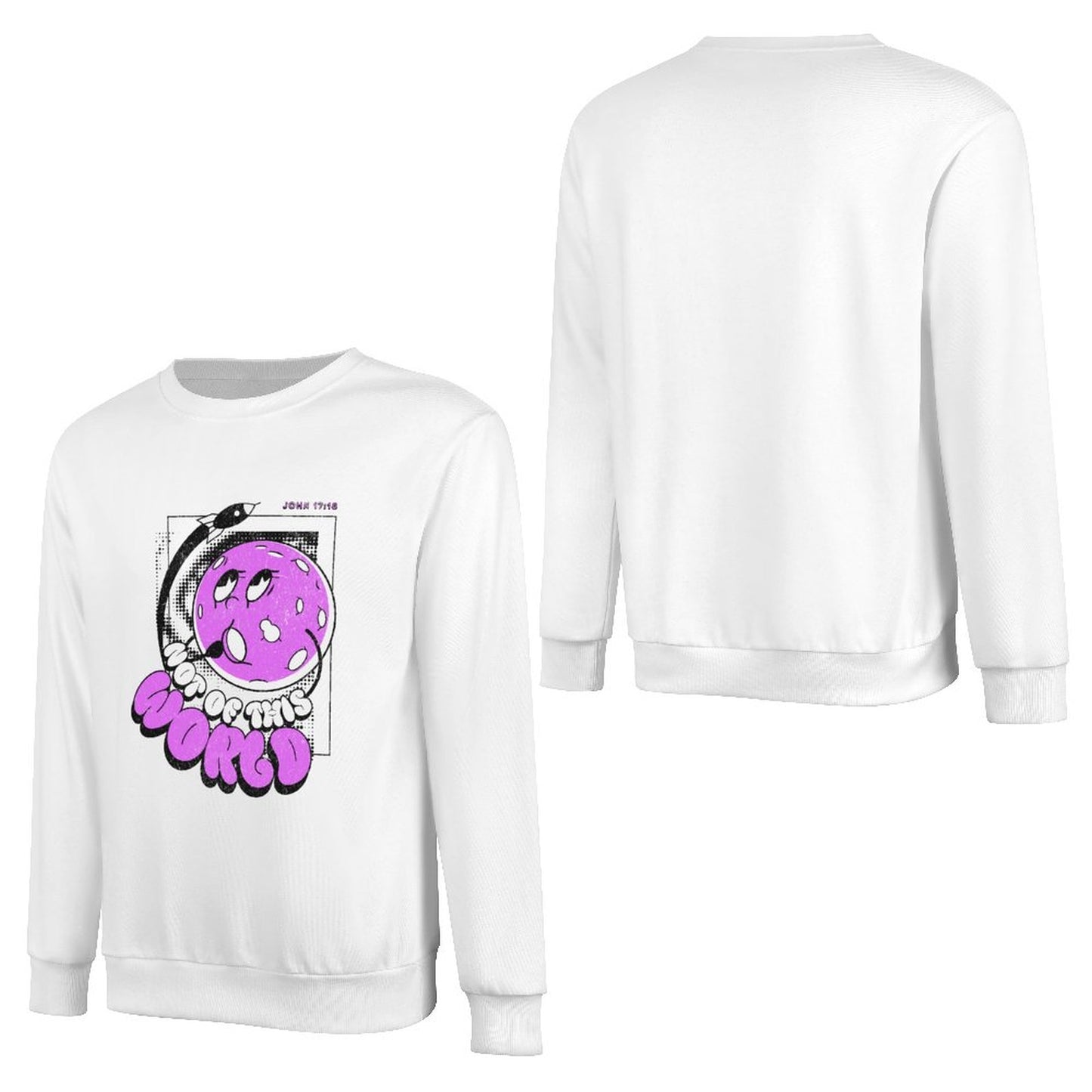 Not of this world - Cotton Long Sleeve Sweatshirt (multiple colour options)