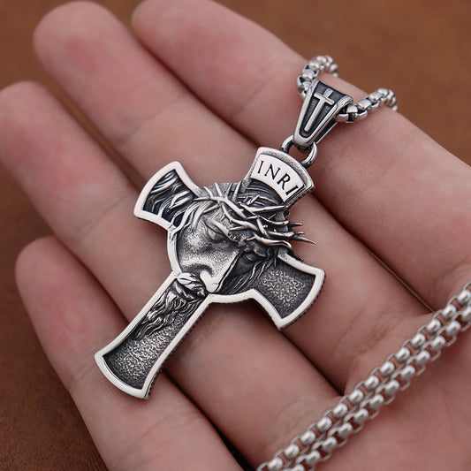 Jesus Crown of Thorns Pendant and Necklace