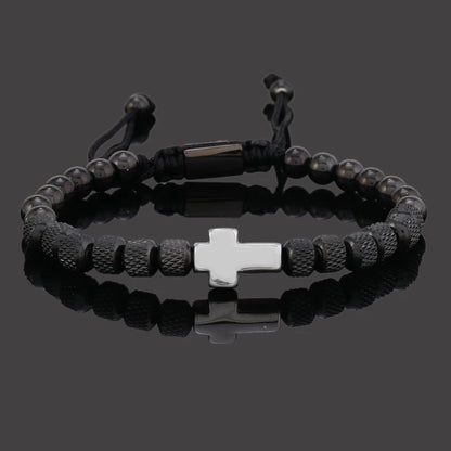 Stainless Steel Cross Bracelet