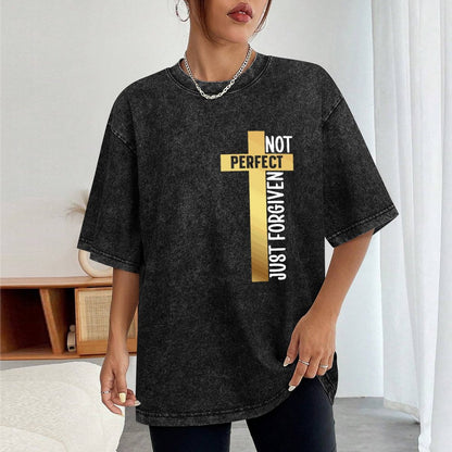 Not perfect - Men's Washed Vintage T-Shirt